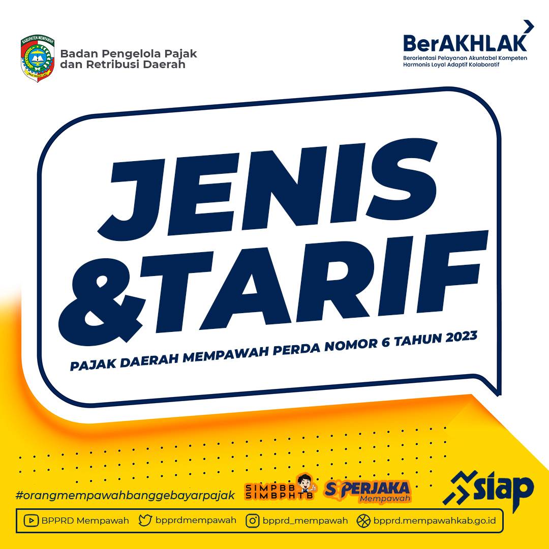 Jenis dan Tarif