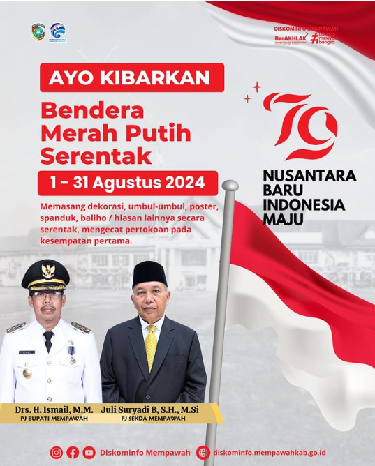Pemasangan Bendera Merah Putih
